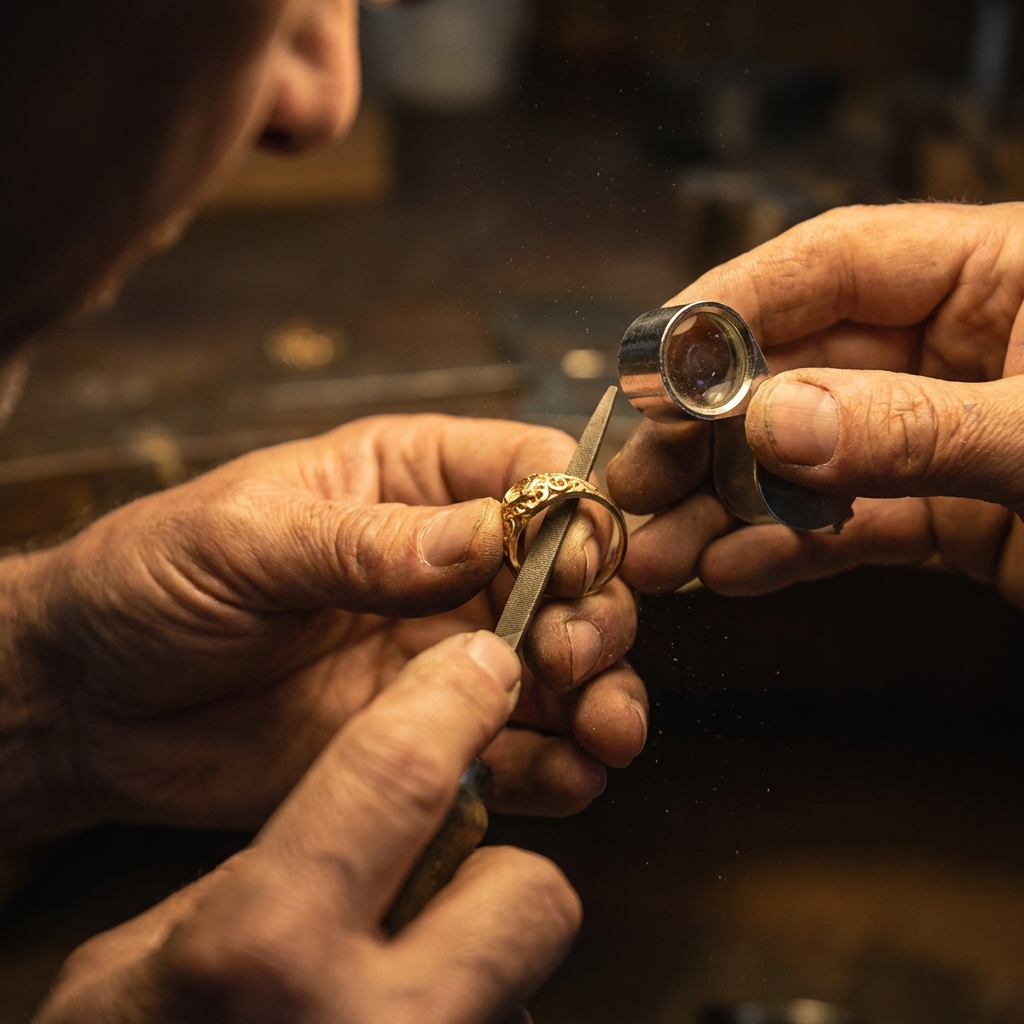 Close up craftsmanship detail